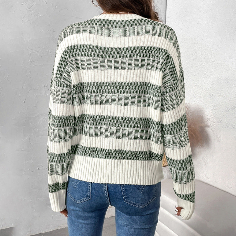 Sweater women with textured pattern and loose fit Lune London