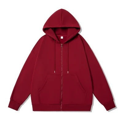 Women's zip hoodie with practical pockets and soft inner lining Chic & Stil