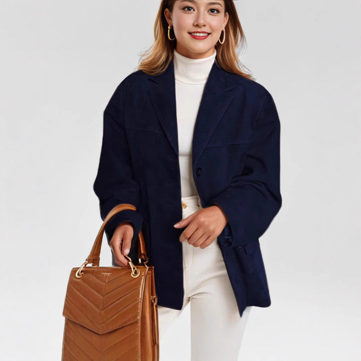 Lune London Elegant suede jacket for women