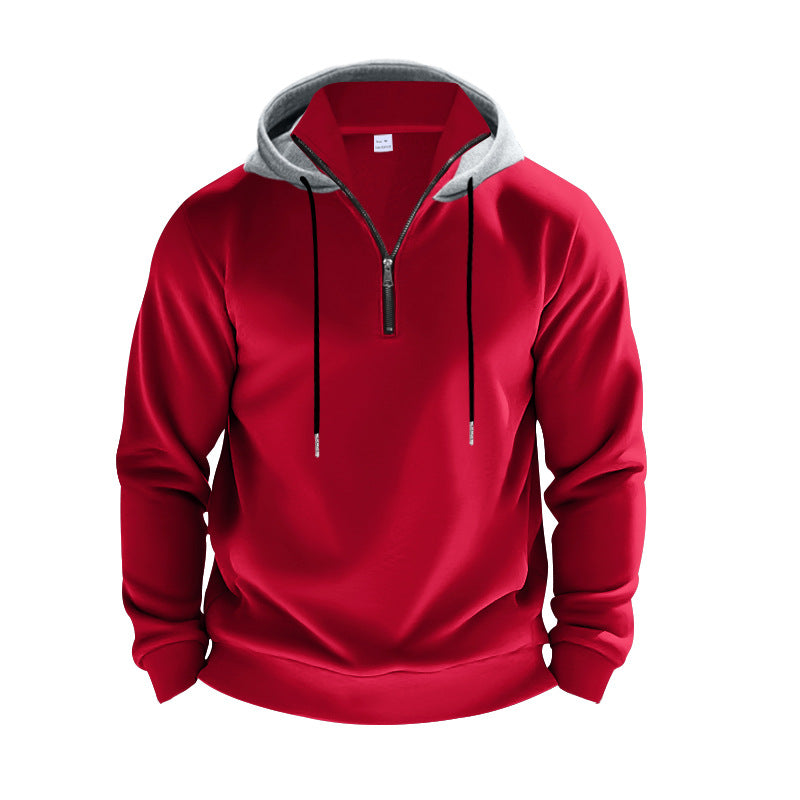 Men's hoodie with modern zipper and stylish cut Lune London