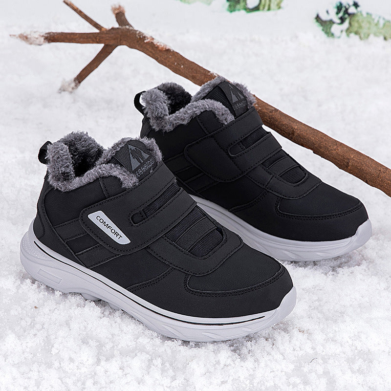 Insulated winter sneakers for women with a convenient velcro closure and a soft inner lining Lune London