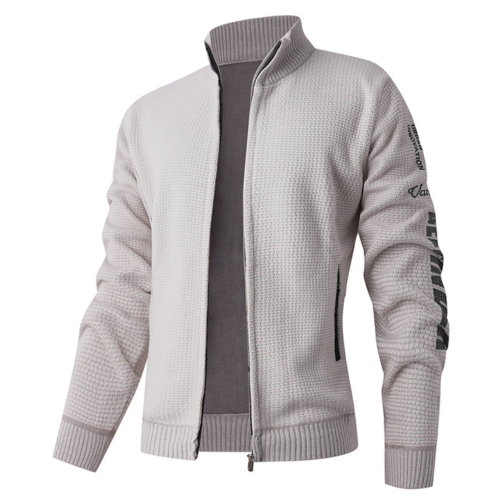 Quilted casual jacket for men with high collar and modern inner lining Lune London