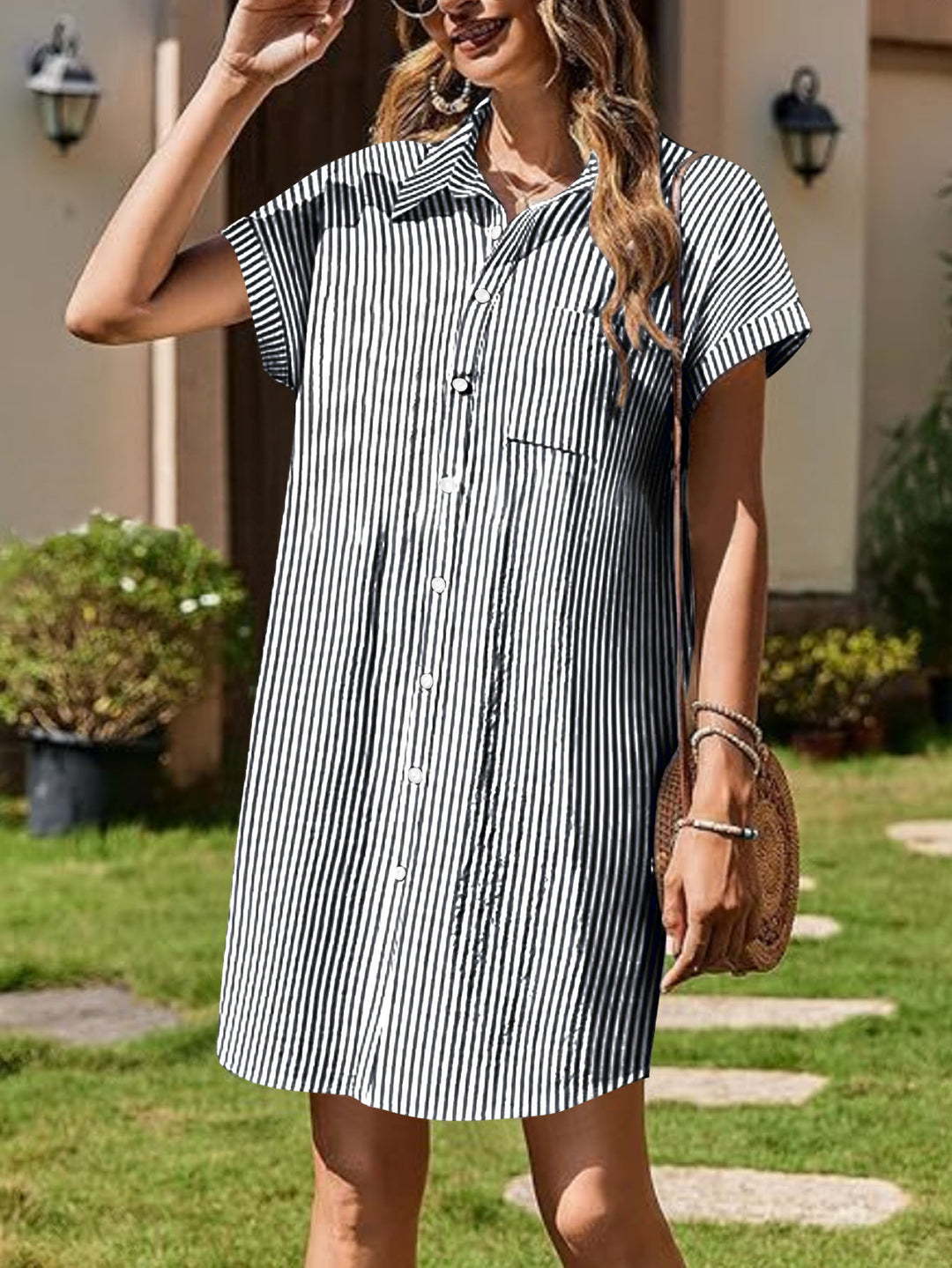Lune London Casual button-up shirt dress for ladies