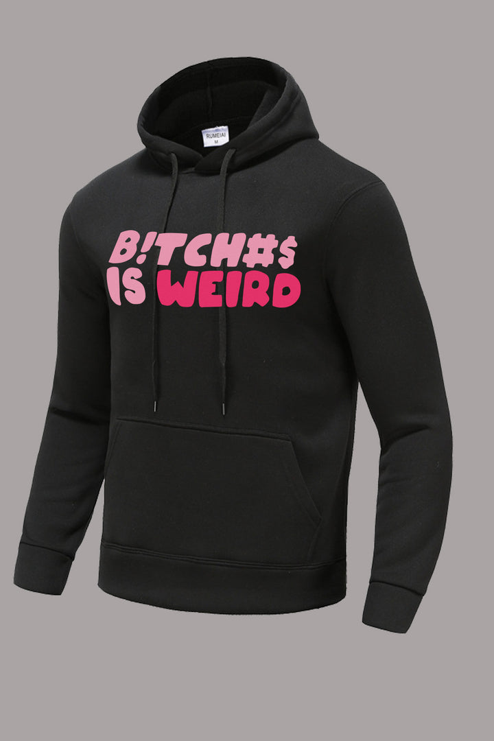 Hooded sweatshirt for women with catchy inscription Lune London