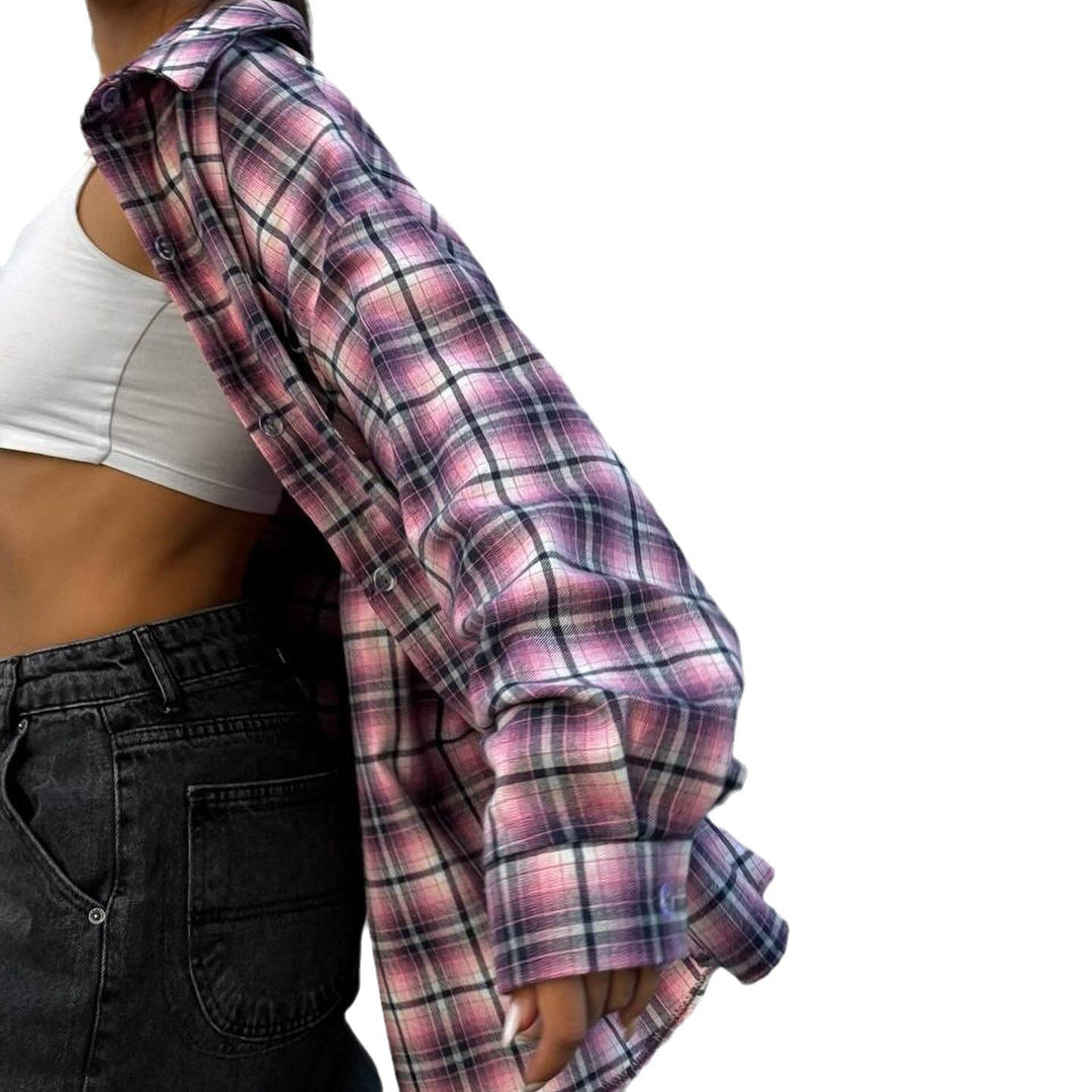 Plaid shirt for women in a relaxed oversized fit Amarae