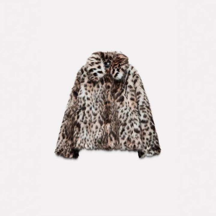 Ladies Chic and Stylish Faux Fur Jacket