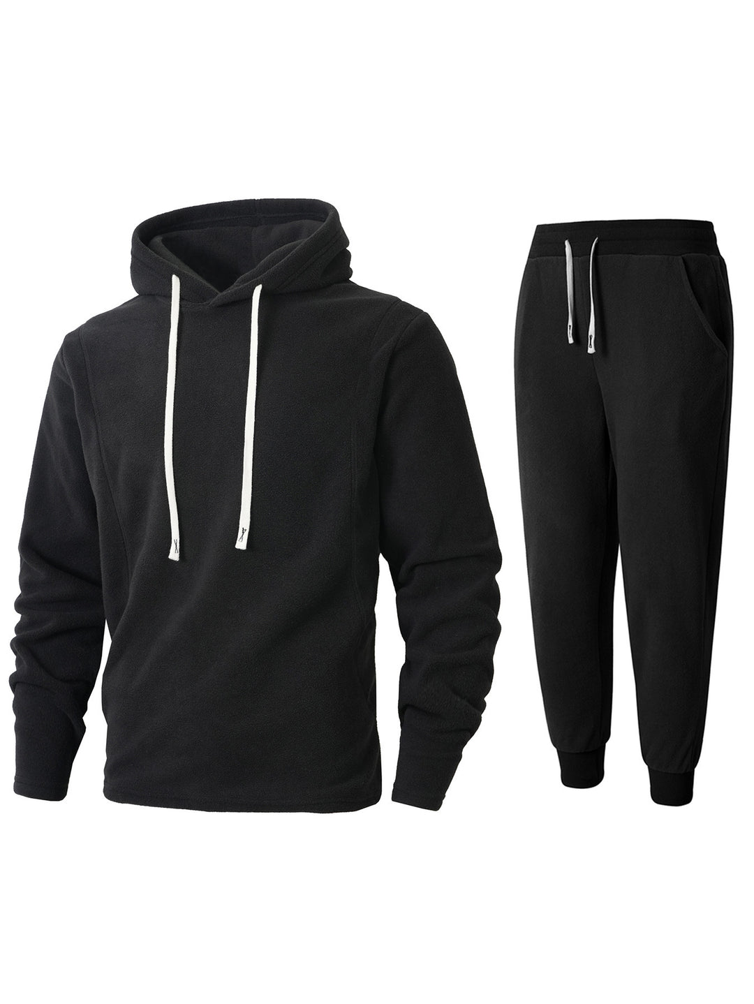 Chic and Stylish Women's Cozy Fleece Hoodie and Jogging Pants Set