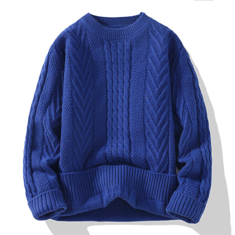 Lune London | Men's knit sweater with modern cable and ribbed structures