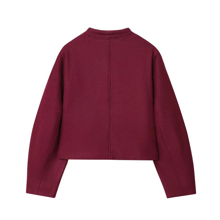 Lune London elegant short jacket for women with decorative button details