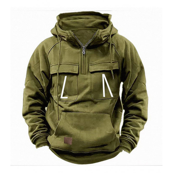 Men's casual hooded sweatshirt with pockets and modern fit Amarae