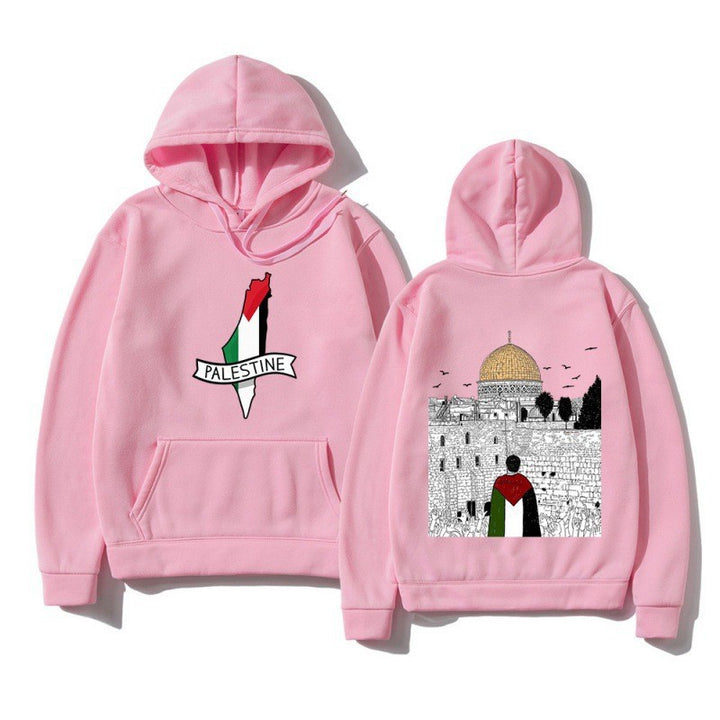 Women's hoodie with cultural motif and unique graphic design Chic & Stil