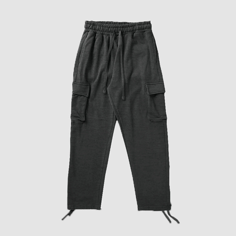 Men's cargo joggers with elastic waistband and practical side pockets Lune London
