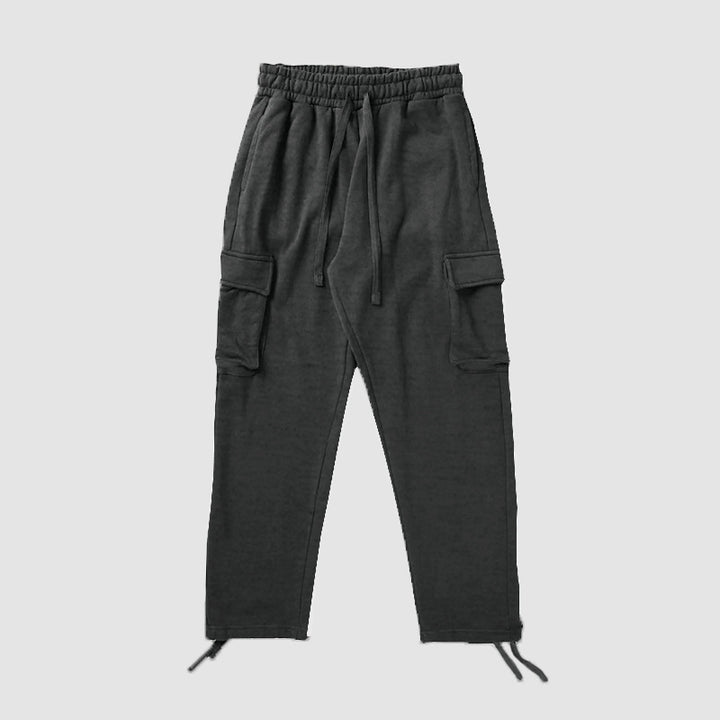Men's cargo joggers with elastic waistband and practical side pockets Lune London