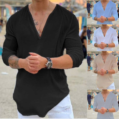 Men's casual long sleeve t-shirt Amarae
