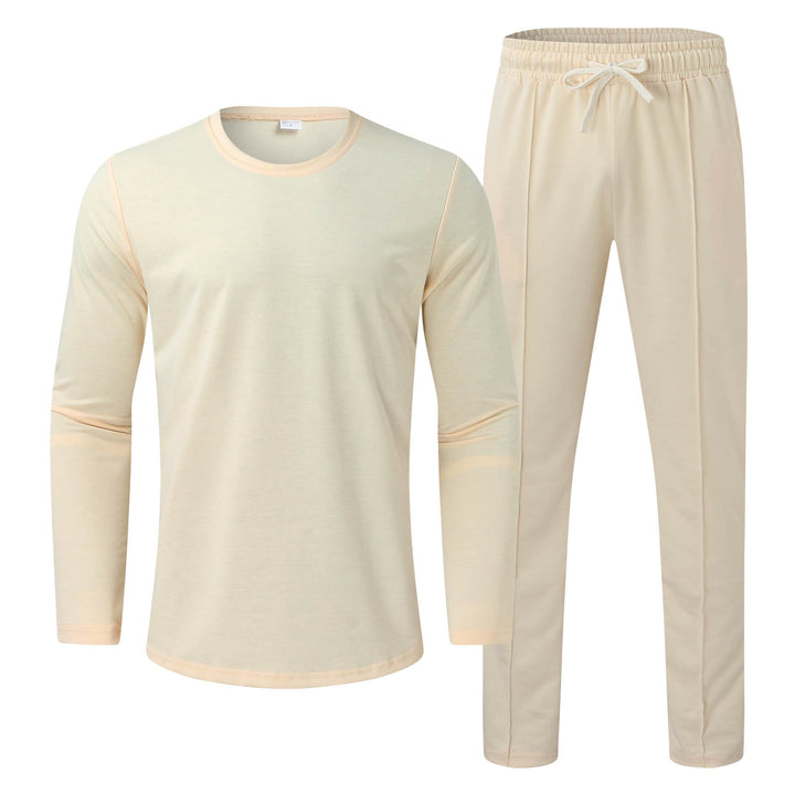 Men Long Sleeve Functional T-Shirt and Comfortable Jogging Pants Lune London