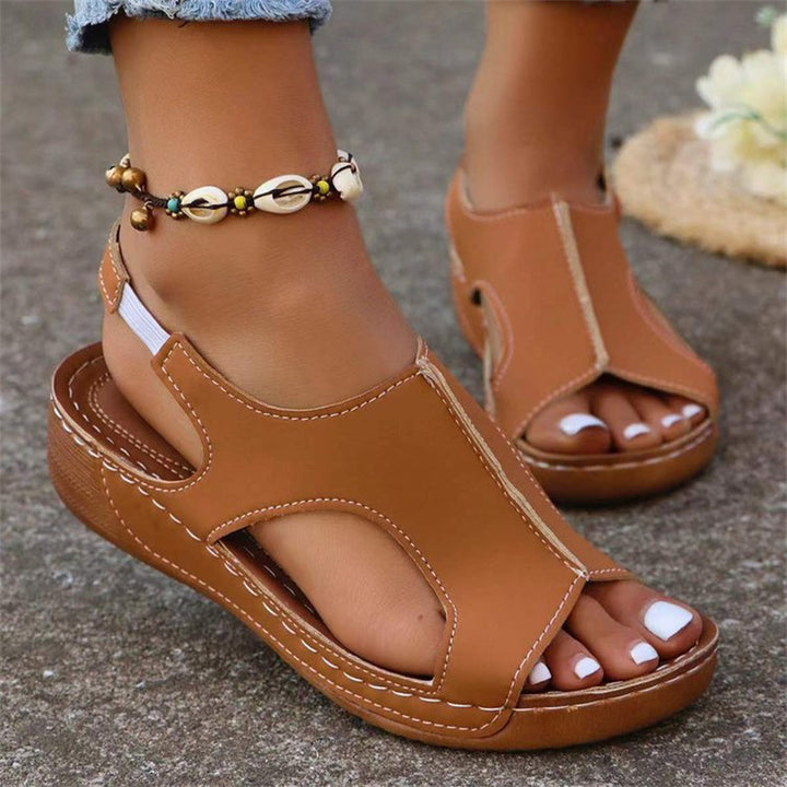 Elegant adjustable clog sandals for women Lune London