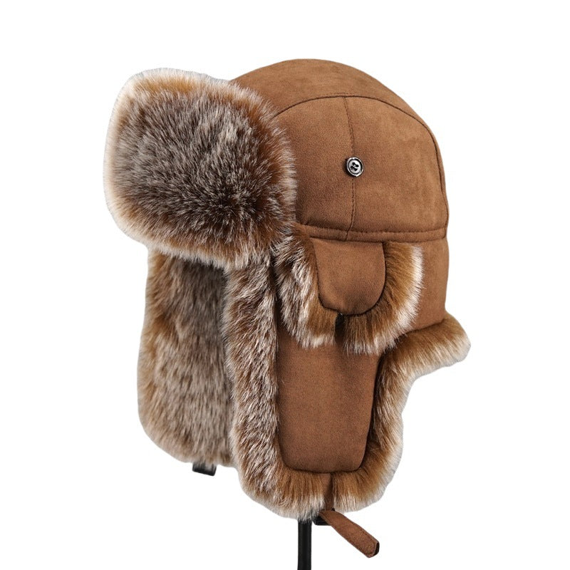 Women's winter hat with fur-lined ear protection Lune London