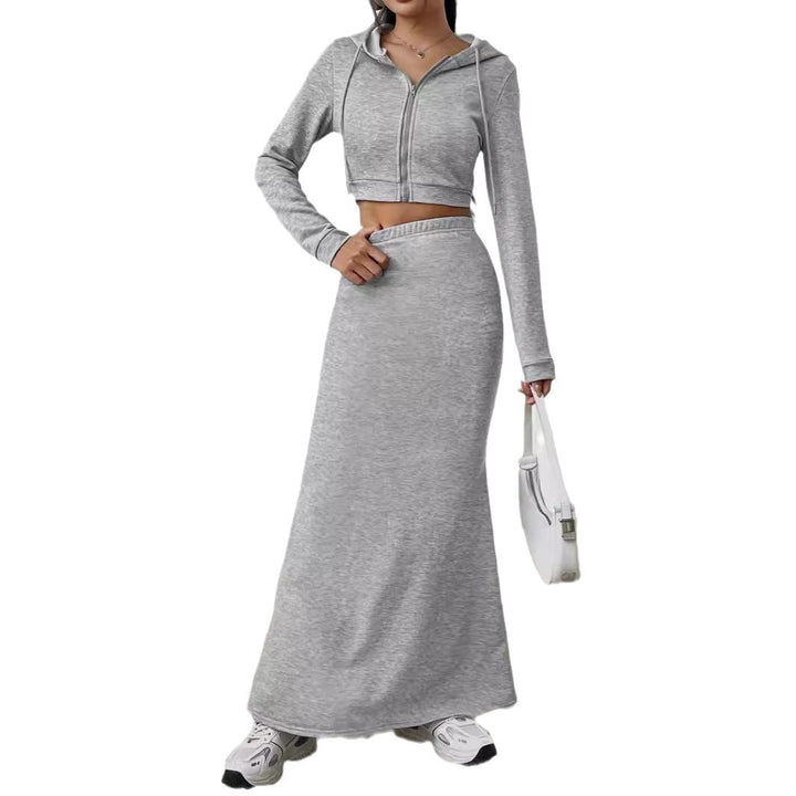 Amarae women's hoodie set and maxi skirt