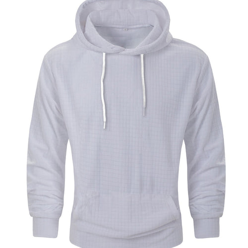 Men's casual hoodie with a fine texture design Amarae