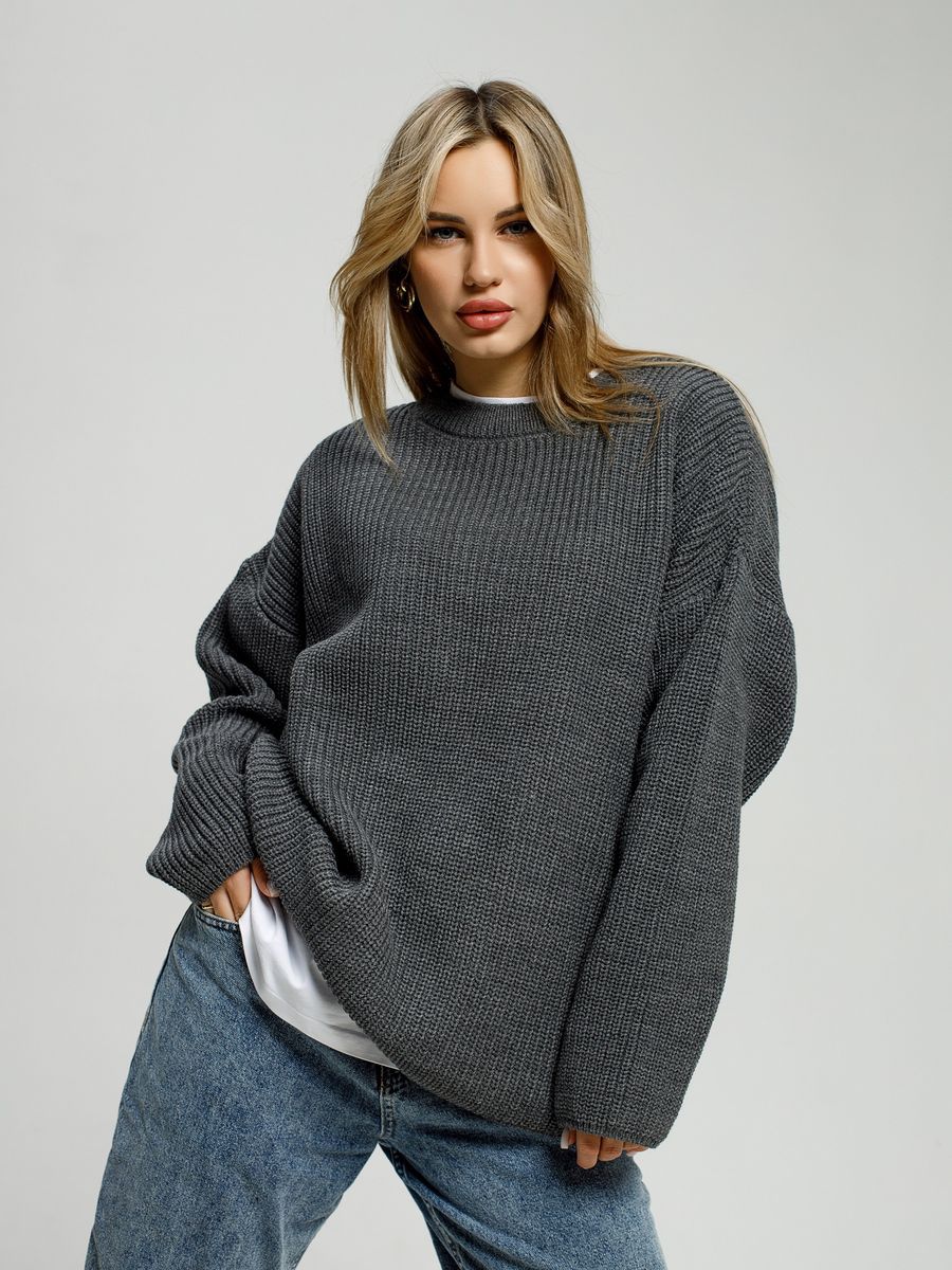 Pull en maille confortable pour femmes au style décontracté Chic & Stil