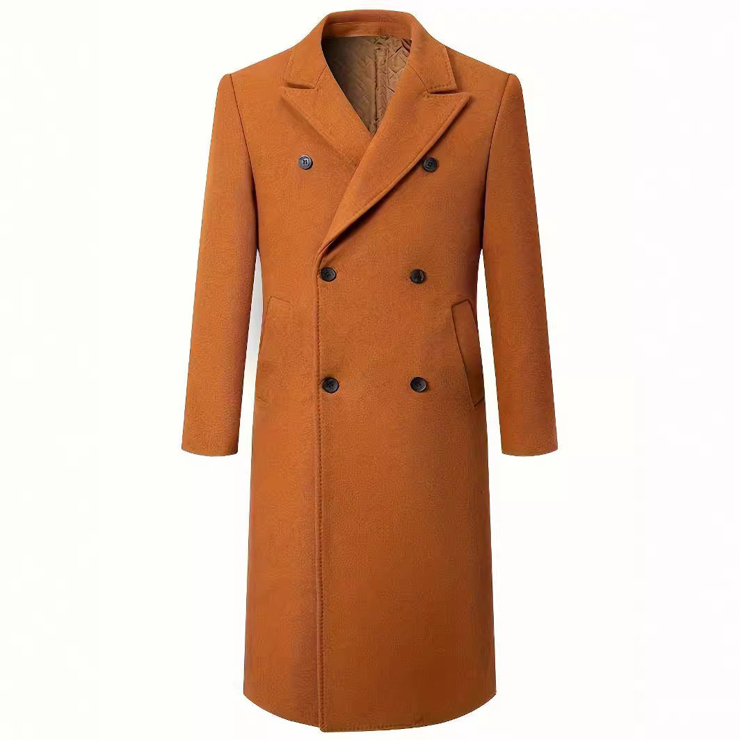 Elegant double-breasted trench coat for men Lune London