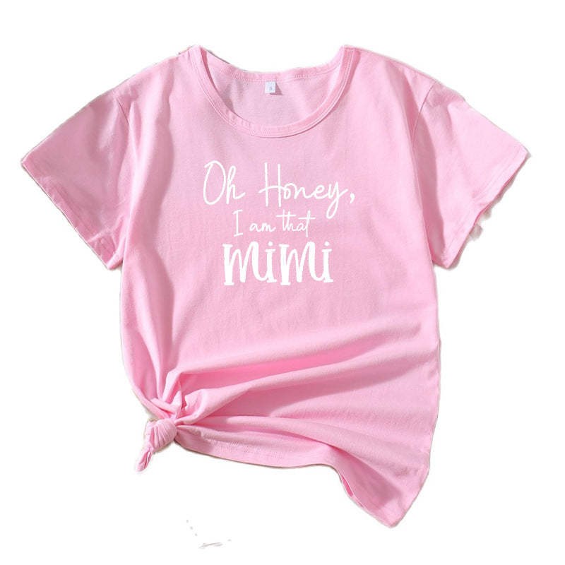 Women playful graphic quotes T-shirt Lune London