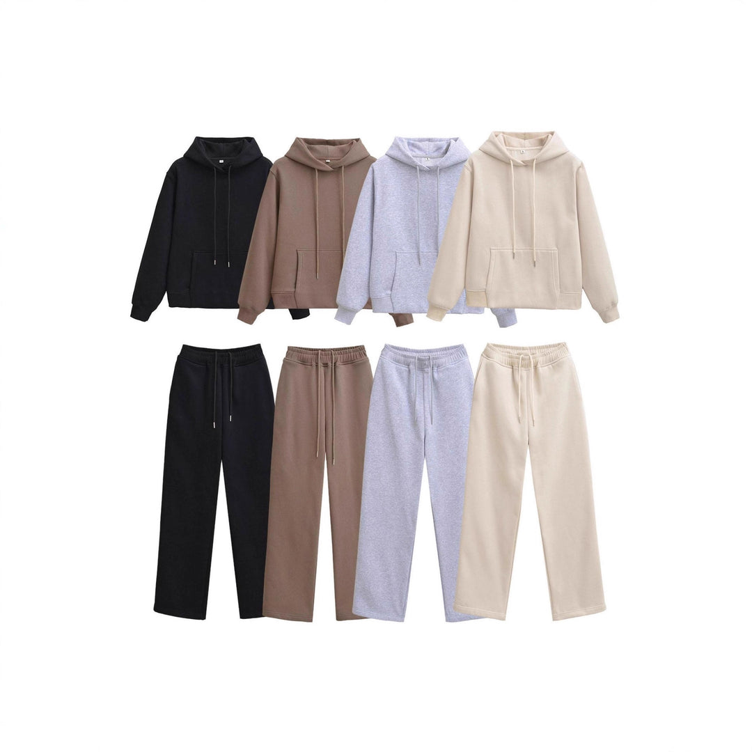 Ensemble hoodie de loisirs pour femmes avec pantalons de jogging confortables Chic & Stil