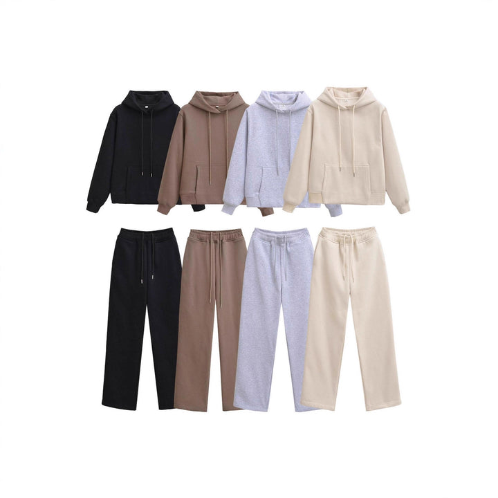 Ensemble hoodie de loisirs pour femmes avec pantalons de jogging confortables Chic & Stil