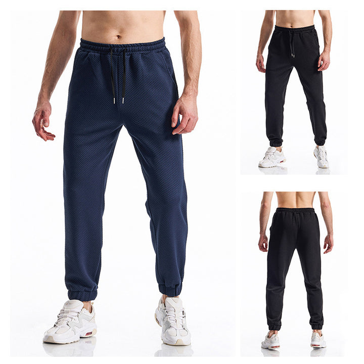 Comfortable sports pants for men with elastic waistband and modern side pockets Lune London