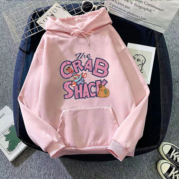 Women's hoodie with creative crab motif Chic & Style