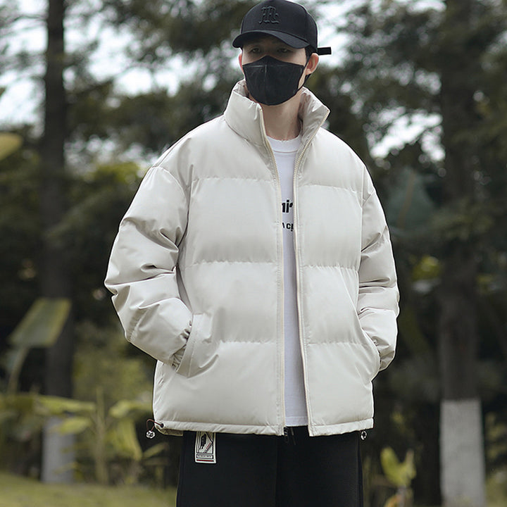 Isolated transition jacket for men with high collar Lune London