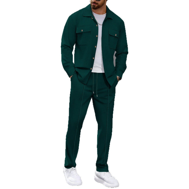 Men's Stylish Leisure Set with Structured Jacket and Comfortable Pants Lune London