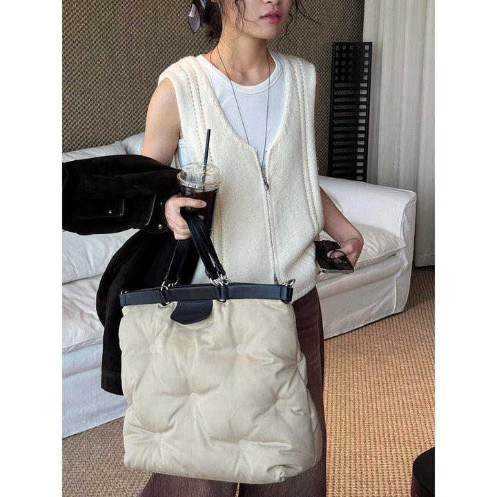 Ladies Ribbed Knit Vest with Front Zipper and Insert Pockets Amarae