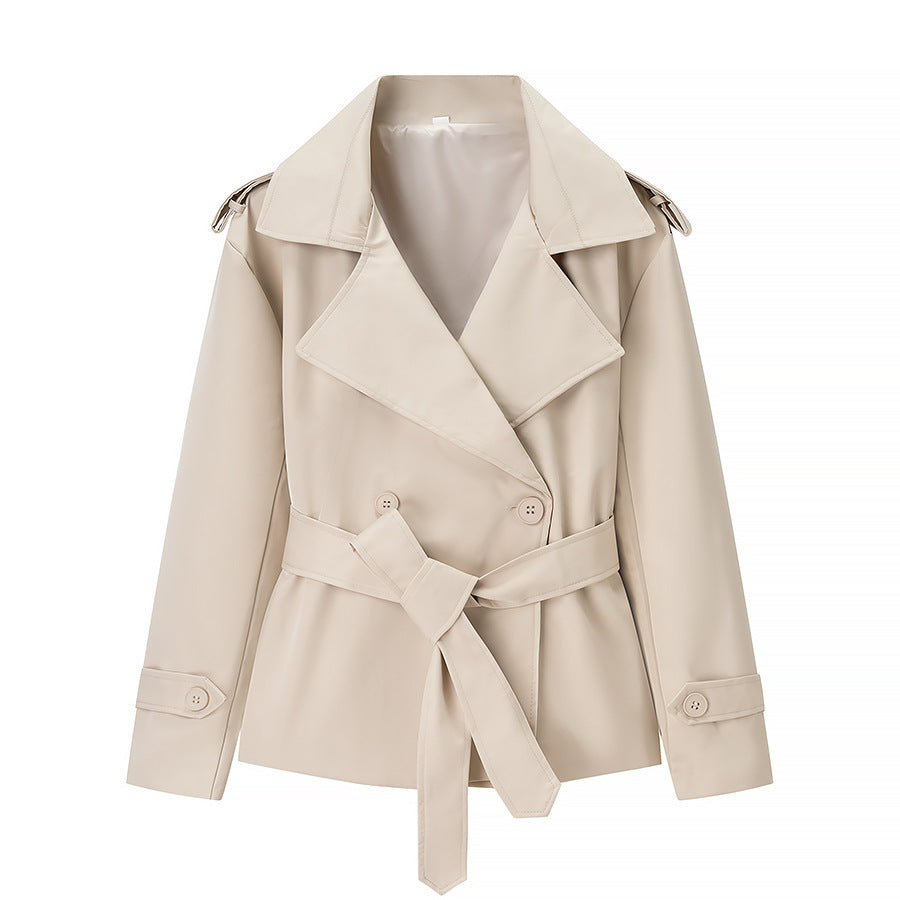 Manteau trench élégant et moderne pour femme avec ceinture Chic & Stil