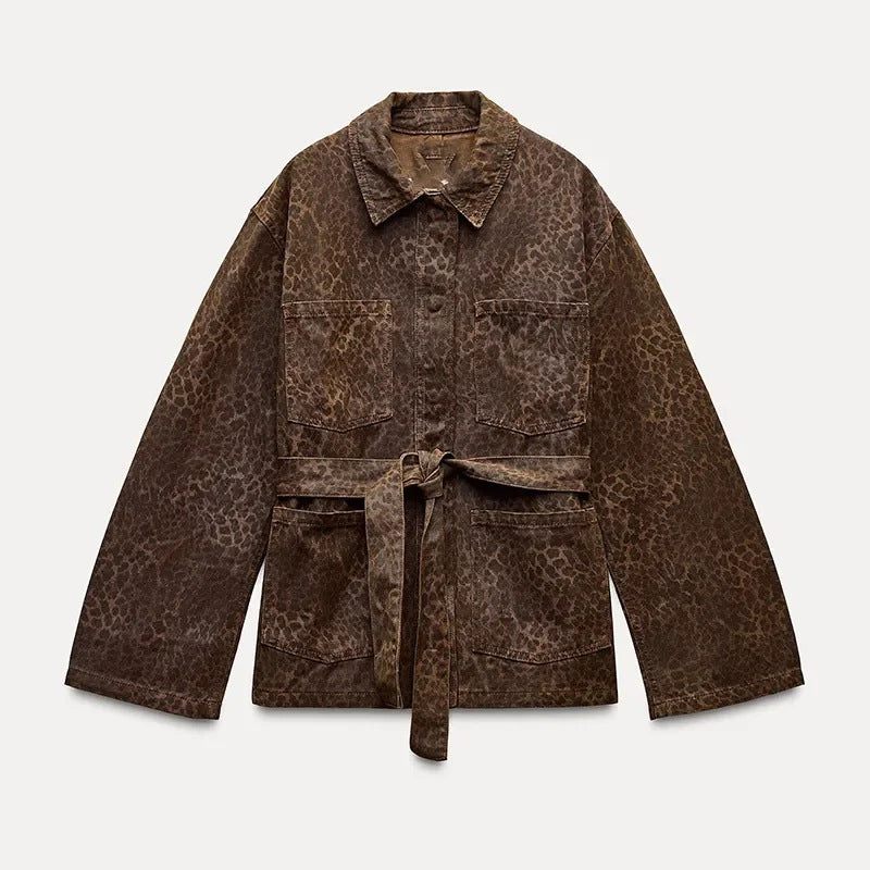 Animal print jacket for women Lune London