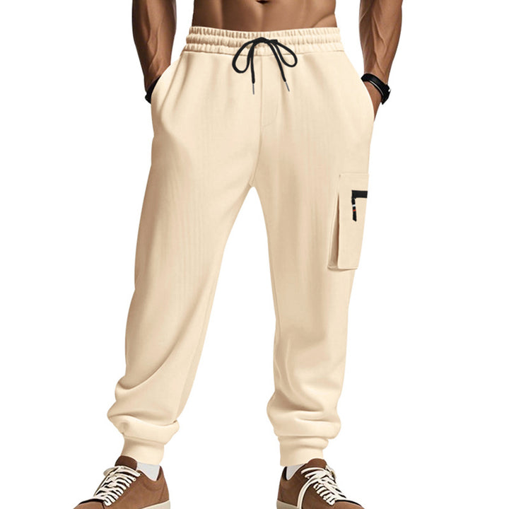 Men's cargo pants with practical side pockets and elastic waist Lune London