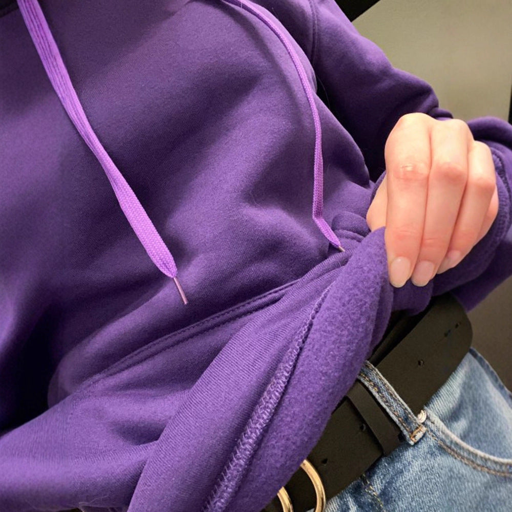 Hooded sweatshirt for women with kangaroo pocket Lune London