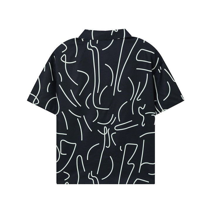 Loose loungewear set with abstract print Lune London for women