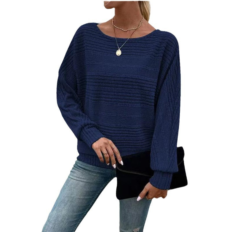 Pull texturé décontracté pour femme à coupe ample Chic & Stil