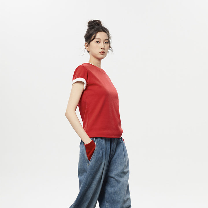 T-shirt décontracté pour femmes avec coupe moderne Chic & Stil