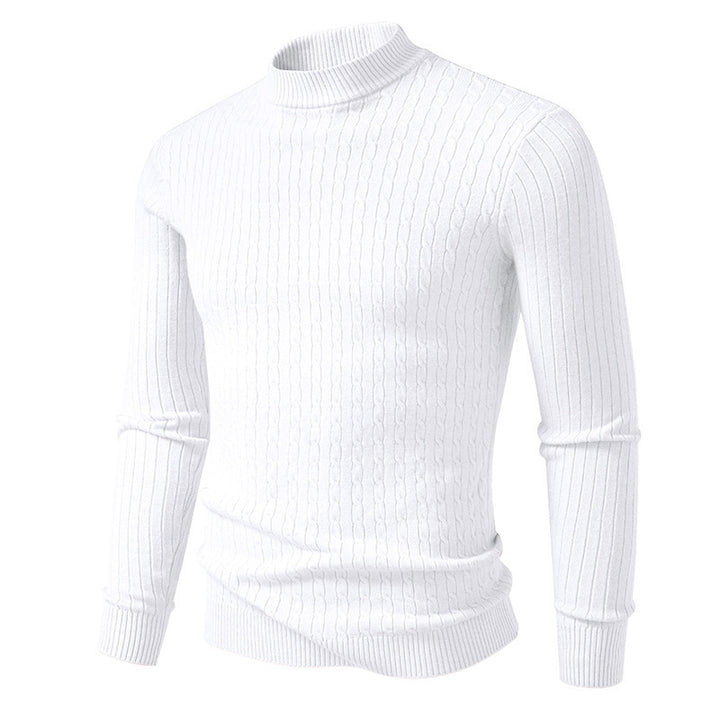 High-quality knitted turtleneck sweater for men Lune London