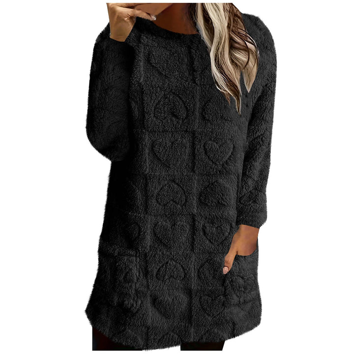 Ladies Cozy Tunic with Heart Pattern Amarae