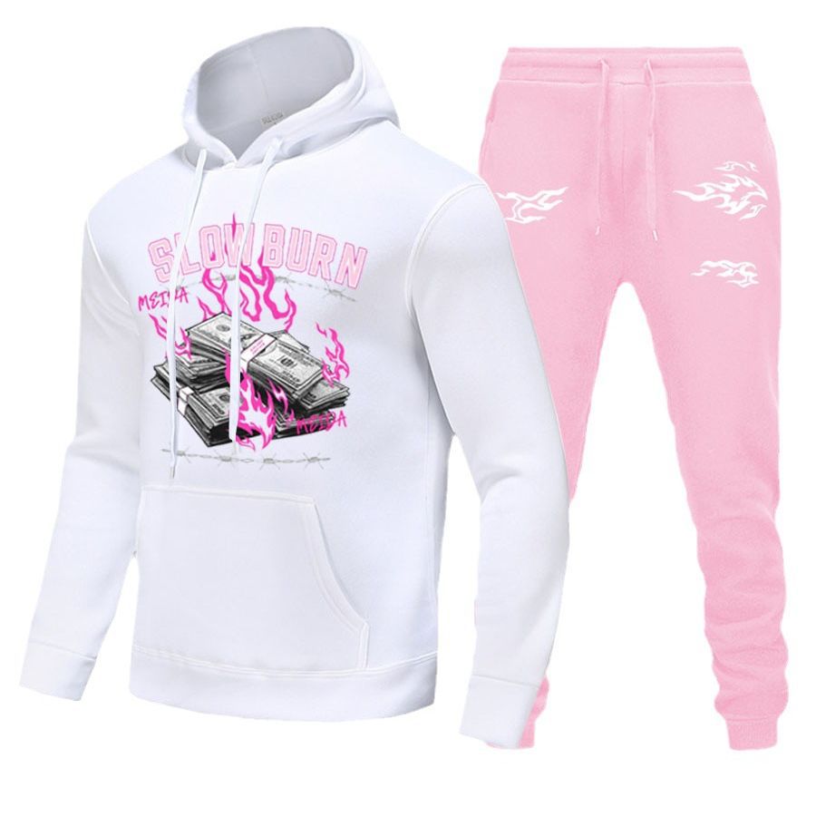 Women's hoodie and jogger pants set with creative design Lune London