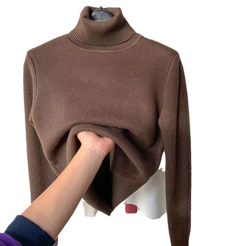 Cozy turtleneck sweater for ladies in fine knit Lune London