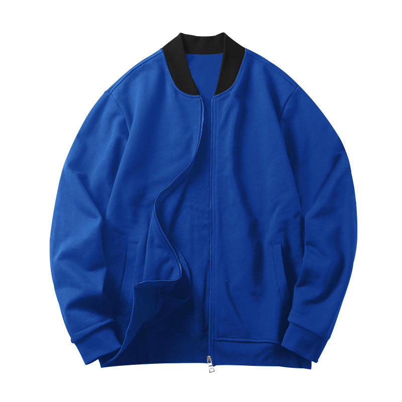 Sporty bomber jacket for men with elastic inserts and practical zipper Lune London