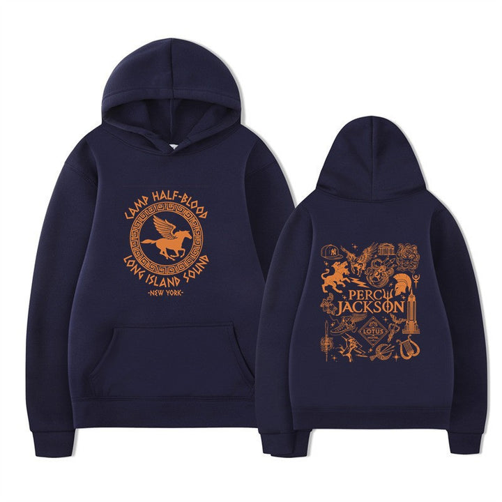 Women's hoodie with artistic mythology print Chic & Stil