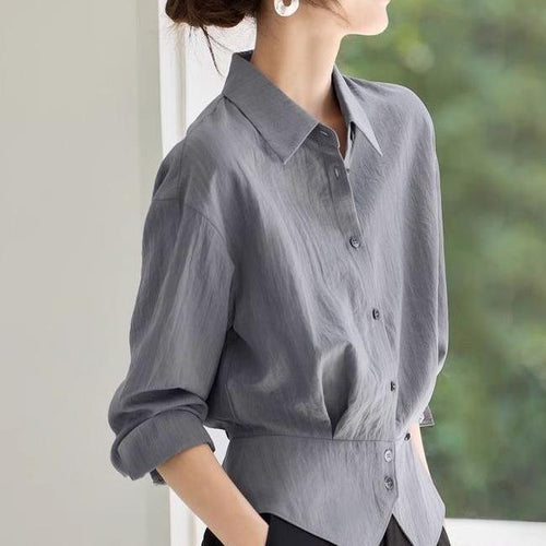 Blouse surdimensionnée élégante pour femme avec ceinture taille Chic & Stil