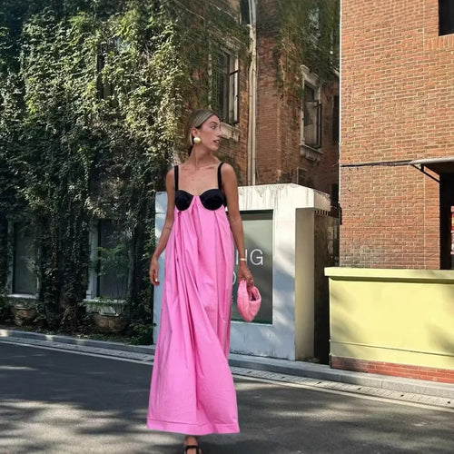 Maxi dress for women with a fitted top and a flowy skirt Amarae