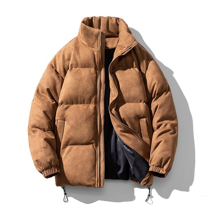 Ladies winter quilted jacket with high collar and versatile pockets Amarae