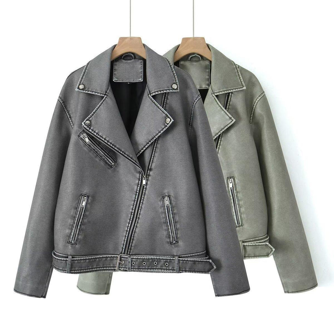 Lune London Vintage Biker Jacket for Women